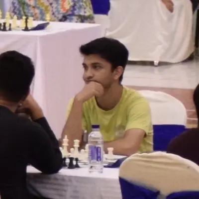 Adil in a chess tournament
